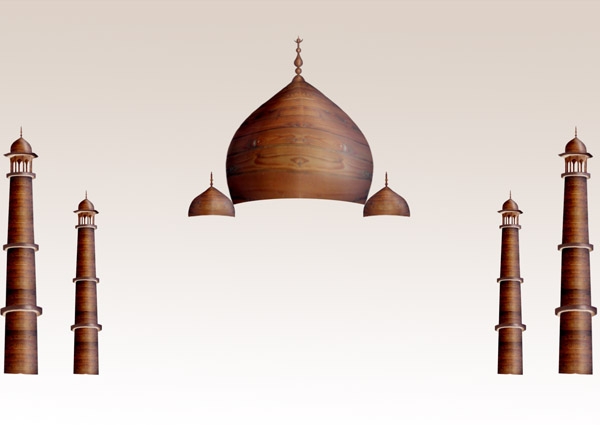 Creation of Taj Mahal: Step 8